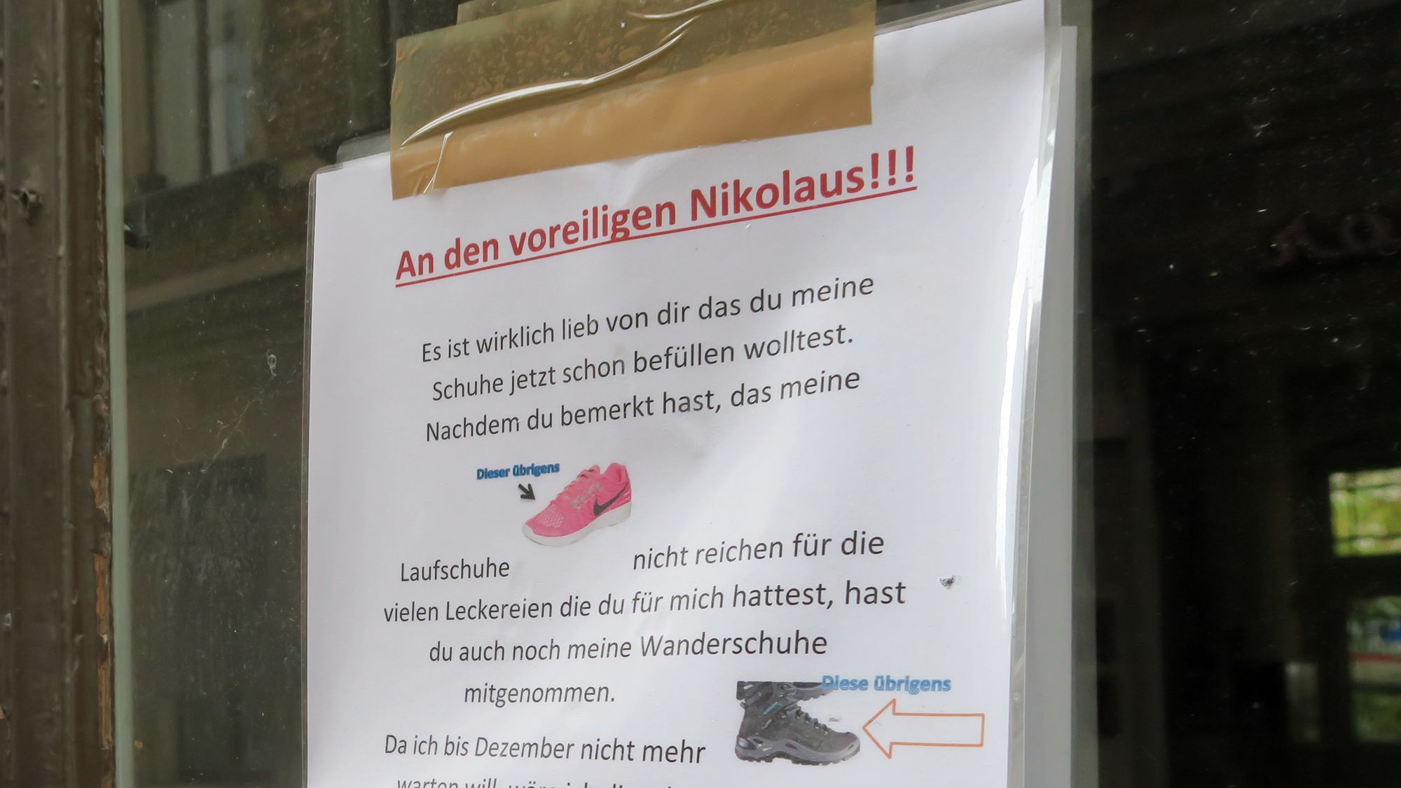 Gesehen auf der Böhmischen Straße