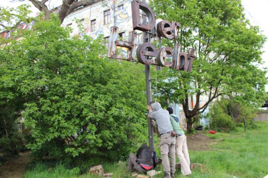 2017 musste die Installation einem Neubau weichen Foto: Peg Ködel CCBY