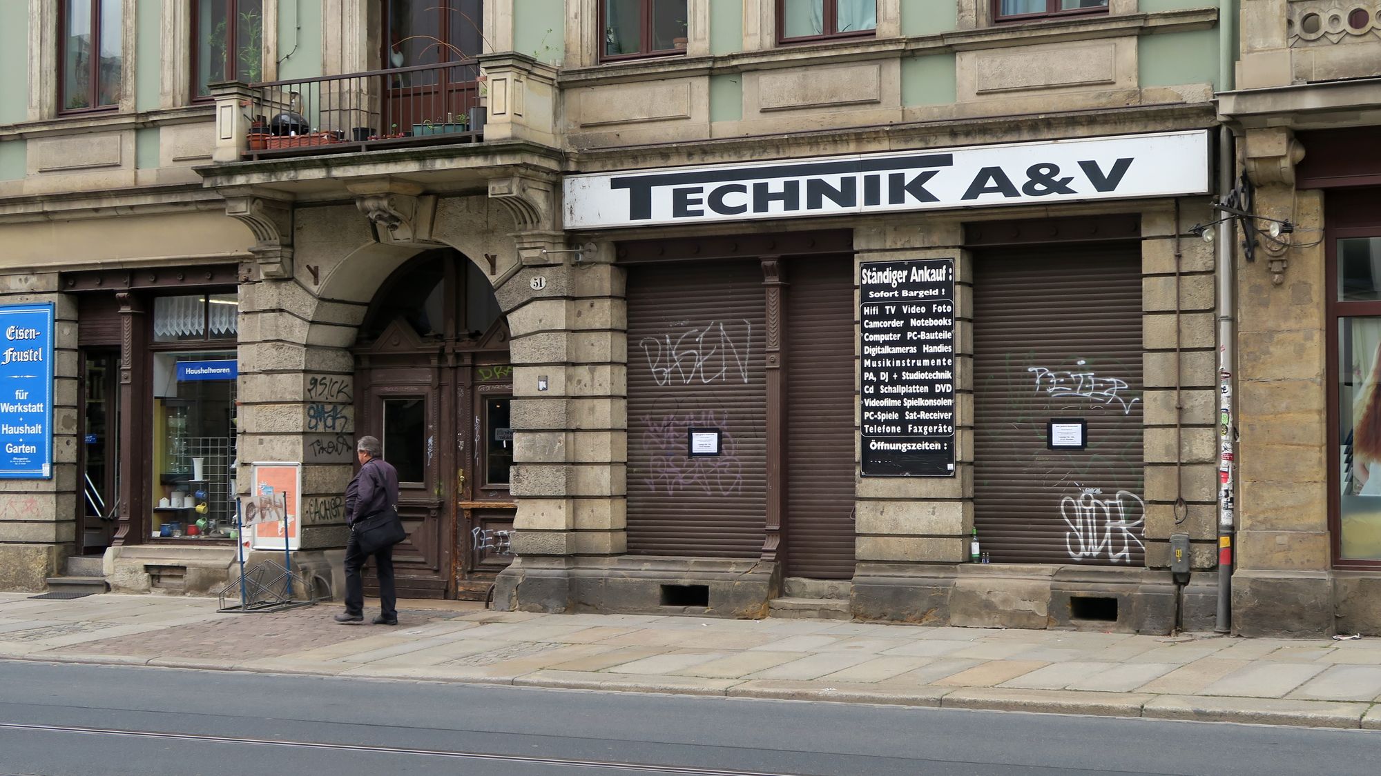 Umgezogen: Technik A&V auf der Bautzner - neue Adresse in Pieschen.