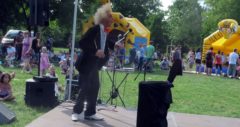 Rainer König in Aktion