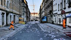 Kamenzer Straße am Sonnabend um 5 Uhr.