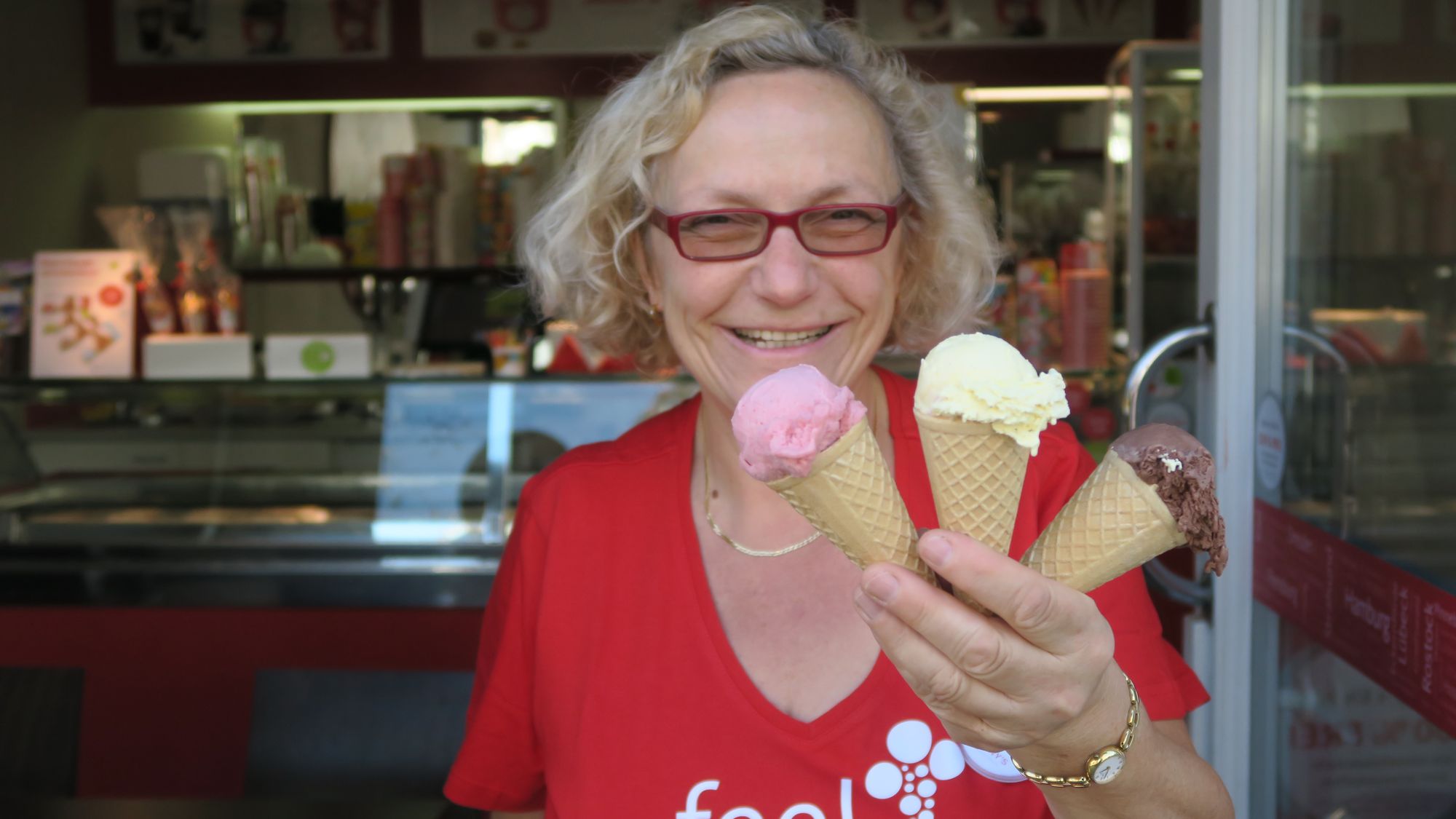 Ilona Eckel mit Erdbeer, Vanille, Schoko...