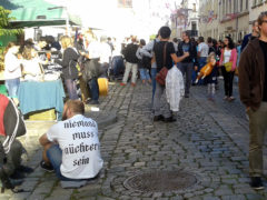 Bekenntnis auf der Sebnitzer Straße