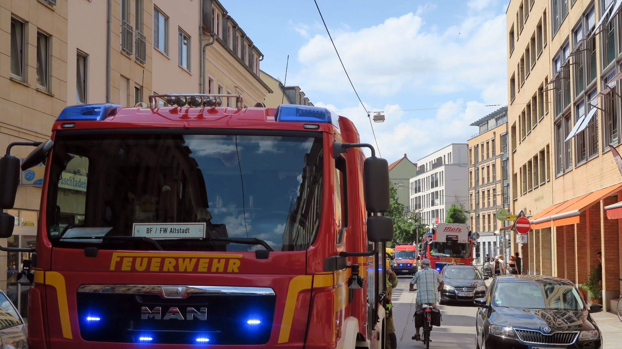 Fehlalarm in der Louisenstraße 7