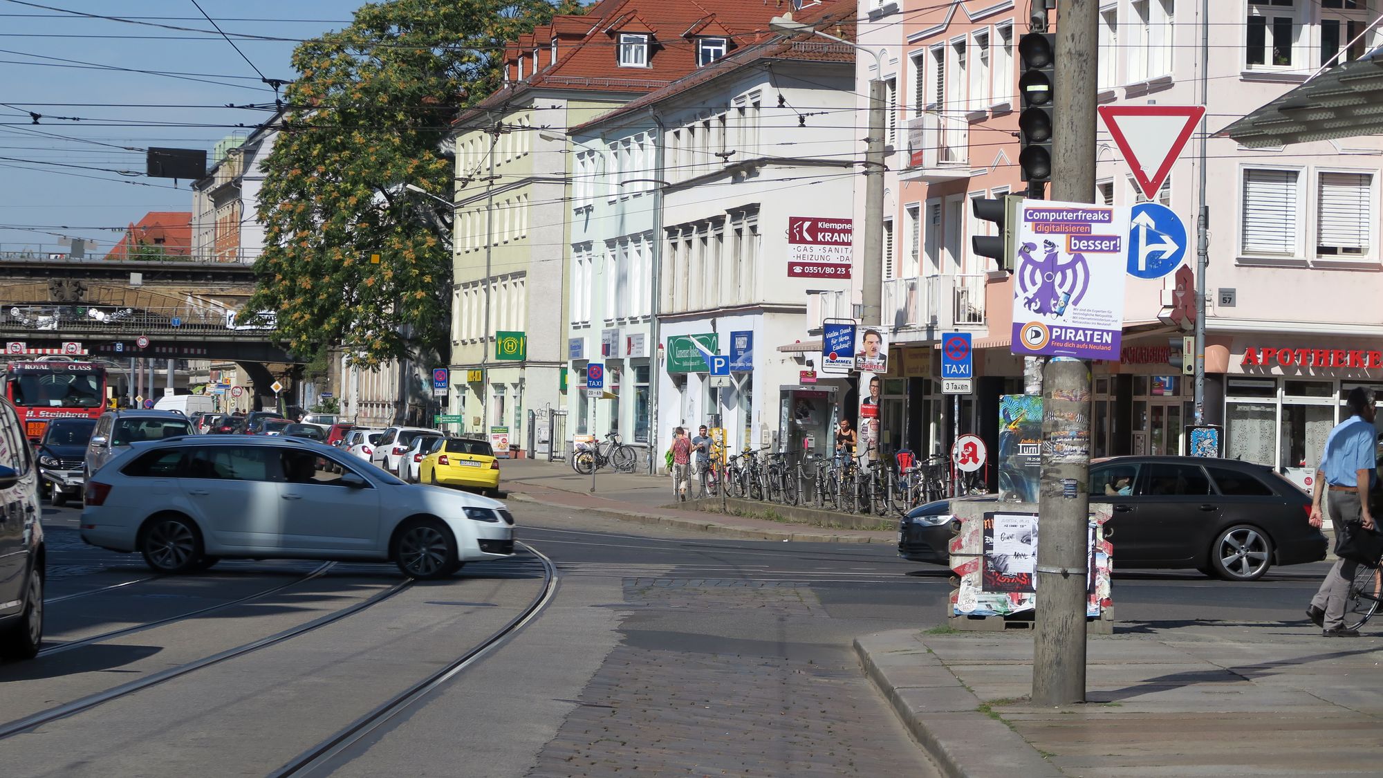 Ampelwahlkampf mit den Piraten