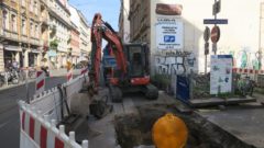 Baustelle an der Görlitzer Straße