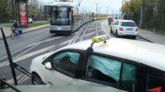 Unfall auf der Marienbrücke - Foto: Roland Halkasch