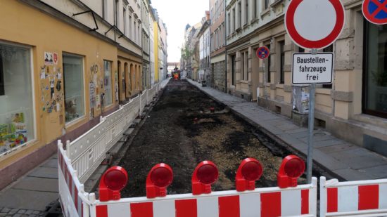 Martin-Luther-Straße gesperrt