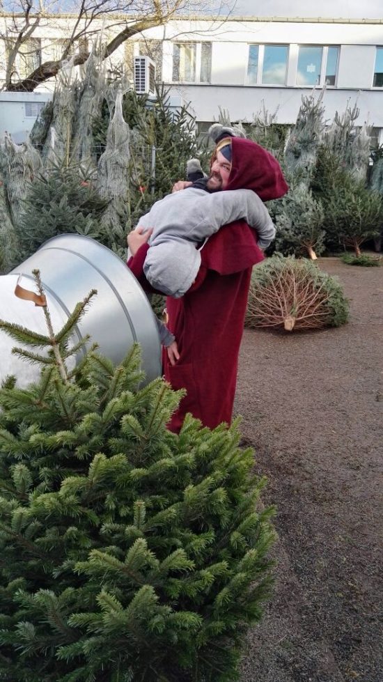 Rick Baxxter bringt als Weihnachtsmann keine Geschenke. Foto: Linda Scholz