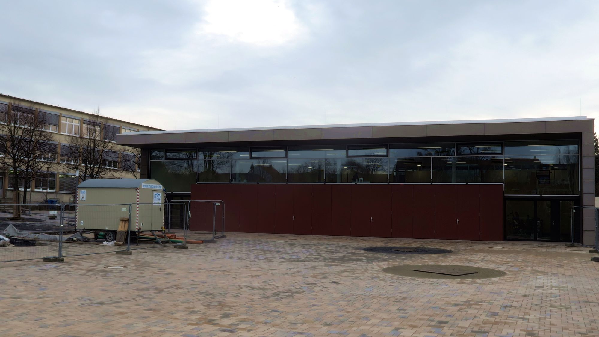 Neue Turnhalle der Regenbogenschule.