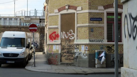 Statt El Tauscho ist die Schönbrunnstraßenecke zurzeit traurig und leer.