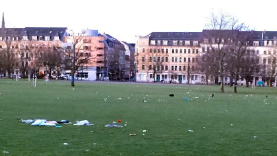 Alaun-Müll-Platz am Morgen