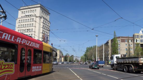 Am Sonntag: Albertplatz ohne Bahn