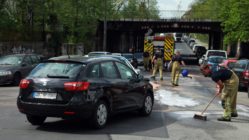 Unfall am Großenhainer Platz - Foto: Roland Halkasch