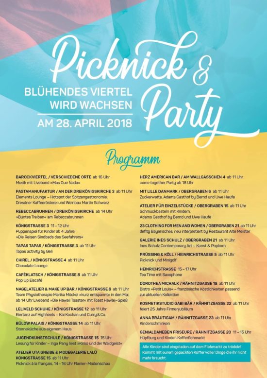 Picknick- und Party-Programm