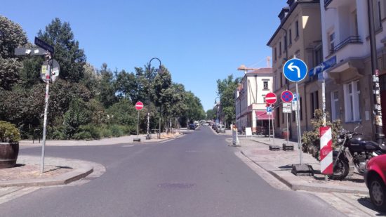 Neue Verkehrsführung am Königsbrücker Platz