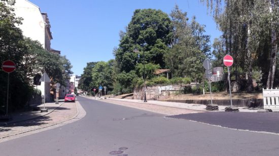 Neue Verkehrsführung an der Schanzenstraße