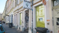 Schau-Fuss auf der Rothenburger Straße