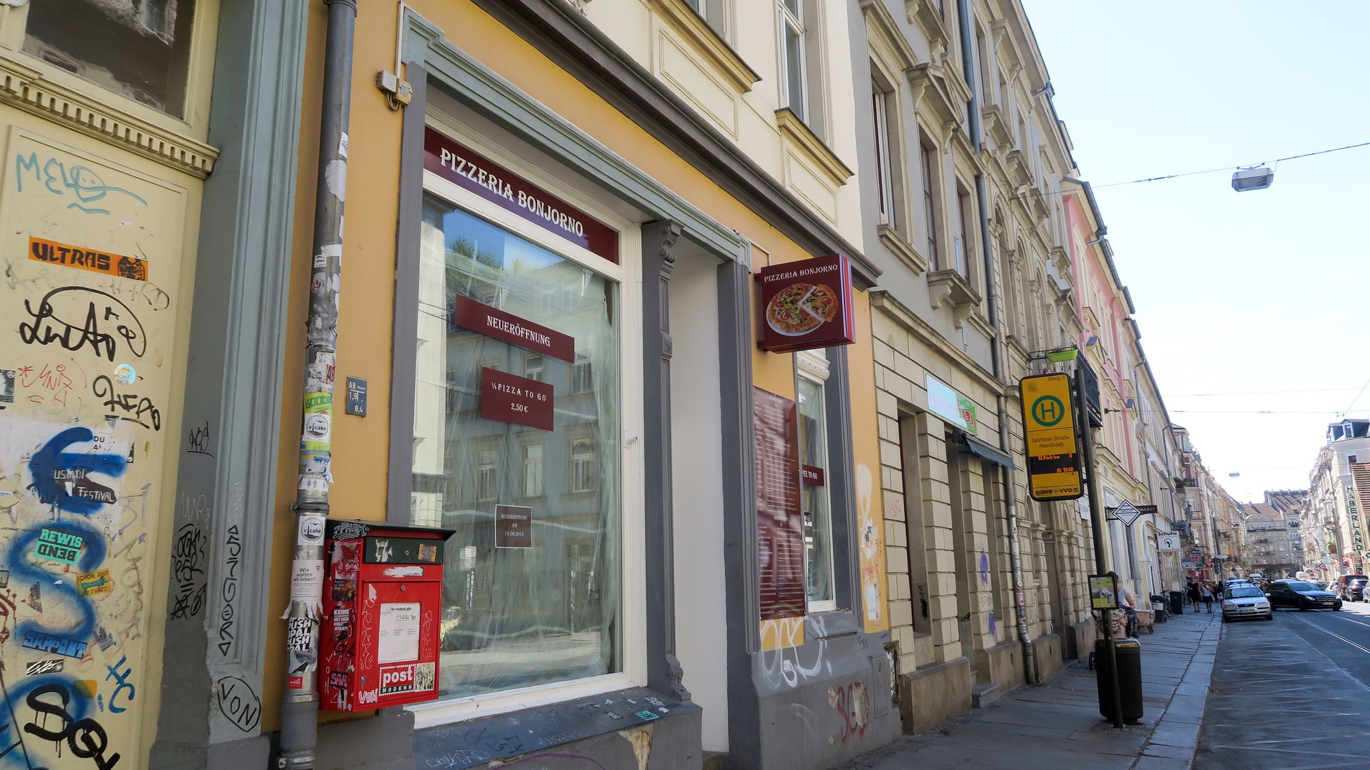 Neueröffnung auf der Rothenburger Straße: "Pizzeria Bonjorno"