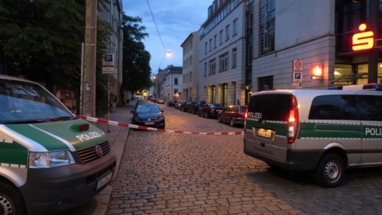 Auch die Katharinenstraße wurde gesperrt.