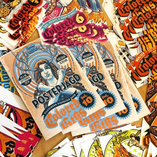 Posterjagd anlässlich der Colored Gigs