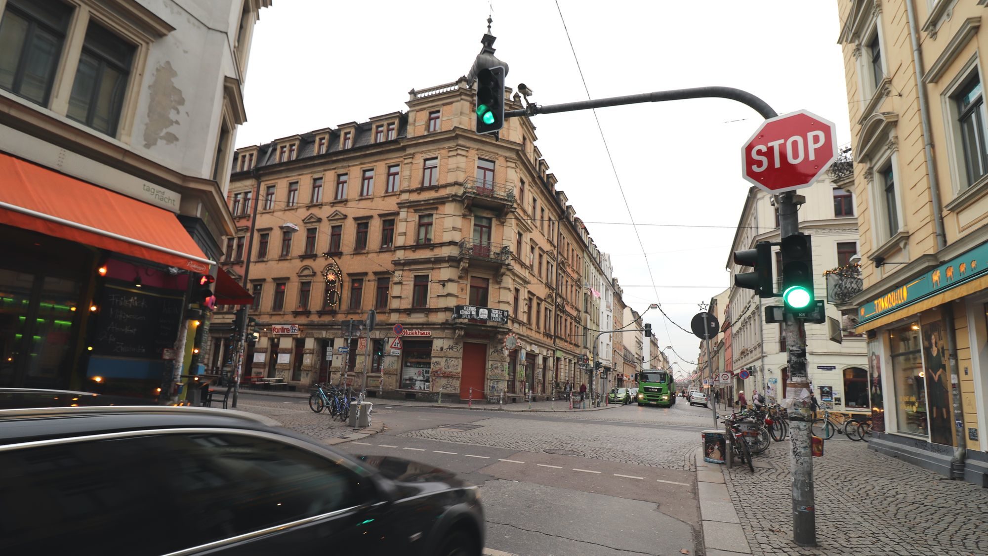 Ampel an der Louisenstraße