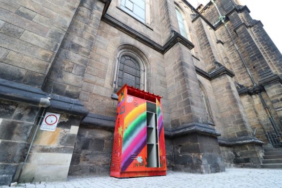 Seit heute zur Benutzung freigegeben - der Tauschschrank.