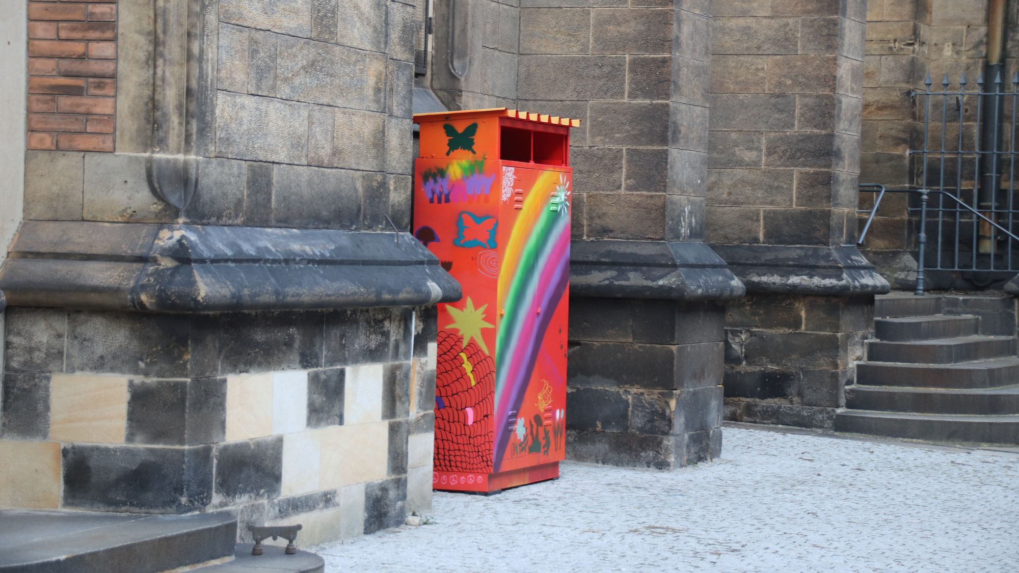 Seit heute zur Benutzung freigegeben - der Tauschschrank.