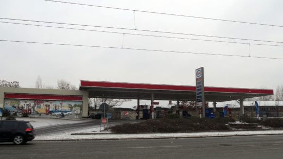 Zum zweiten Mal überfallen: Esso-Tankstelle an der Leipziger Straße