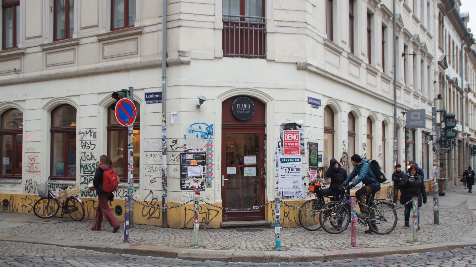 Von außen Malstrecke, von ihnen Lauftsteg