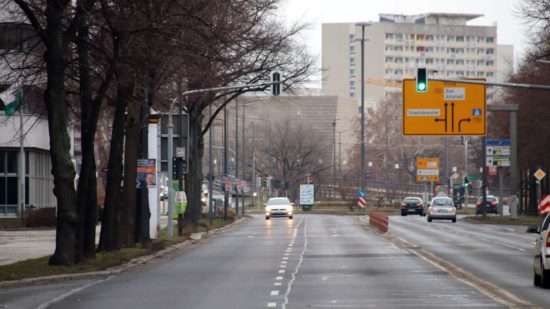 Albertstraße zwischen Carola- und Albertplatz