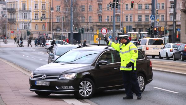 Polizeikontrolle im Frühjahr 2019