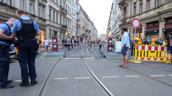 Schranke an der Rothenburger Straße