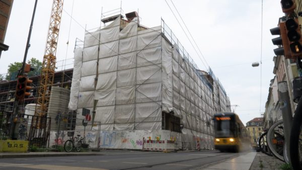 Baustelle in der Neustadt - Foto: Archiv Anton Launer