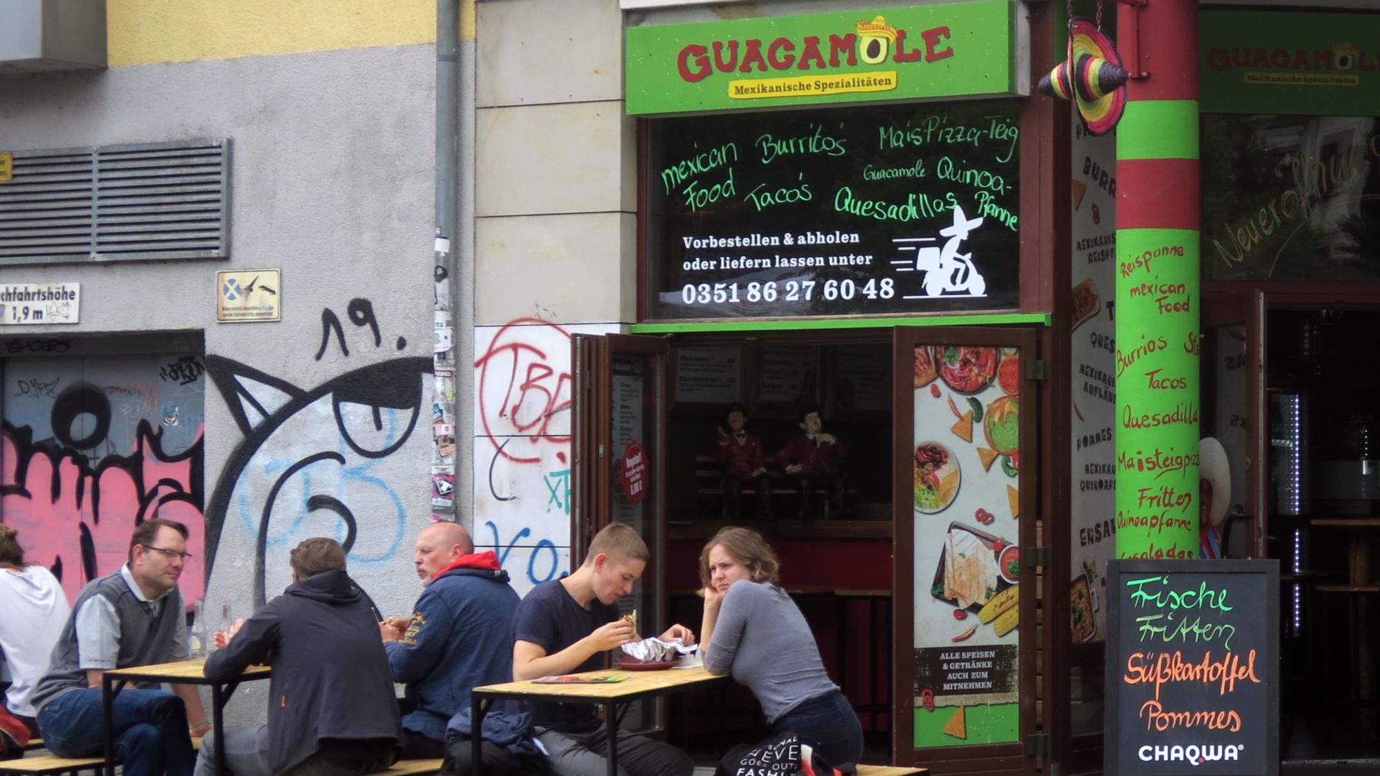 Guacamole auf der Alaunstraße