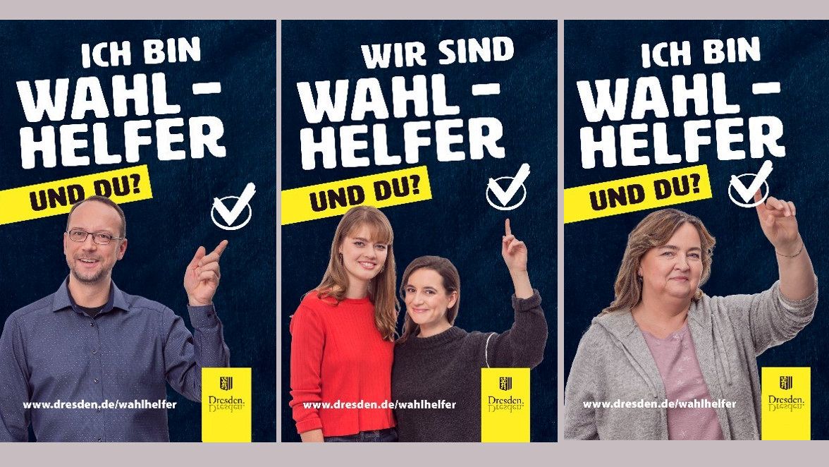 Wahlhelferinnen und Wahlhelfer gesucht.