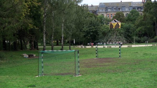 Bolzplatz auf dem "Russensportplatz"