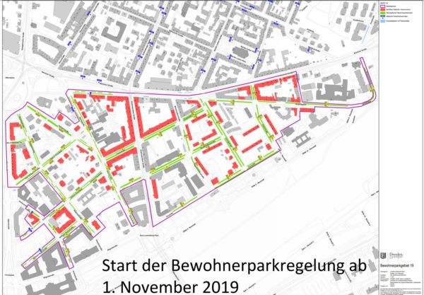 Das neue Parkgebiet.