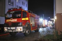 Brand an der Friedrich-Wolf-Straße - Foto: Roland Halkasch