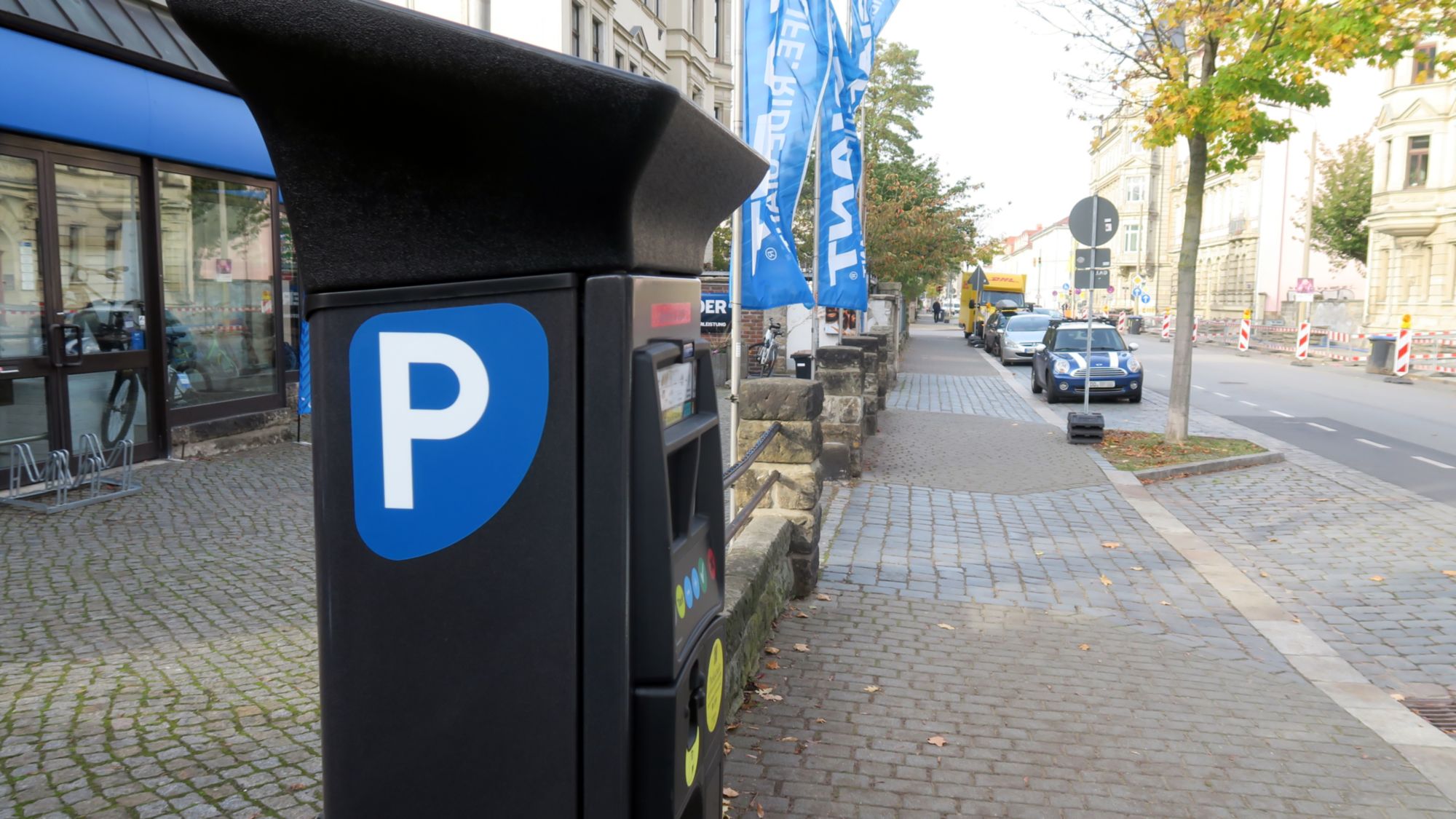 Parkscheinautomat an der Glacisstraße