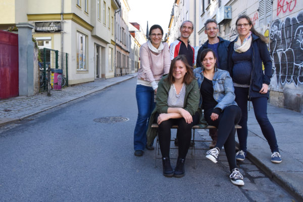 Das Projektteam: v.l. Julia Gerlach, Anna Betsch, Werner Becker, Uta Gensichen, Ralf Hupfer, Rosemarie Baldauf - Foto: Nicole Herzog