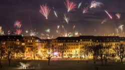 Silvesternacht über dem Alaunplatz - Foto: Archiv/Robert Seifert