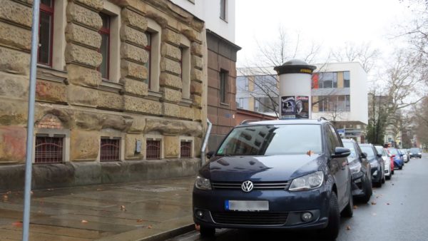 Neue Parkplätze am Carusufer