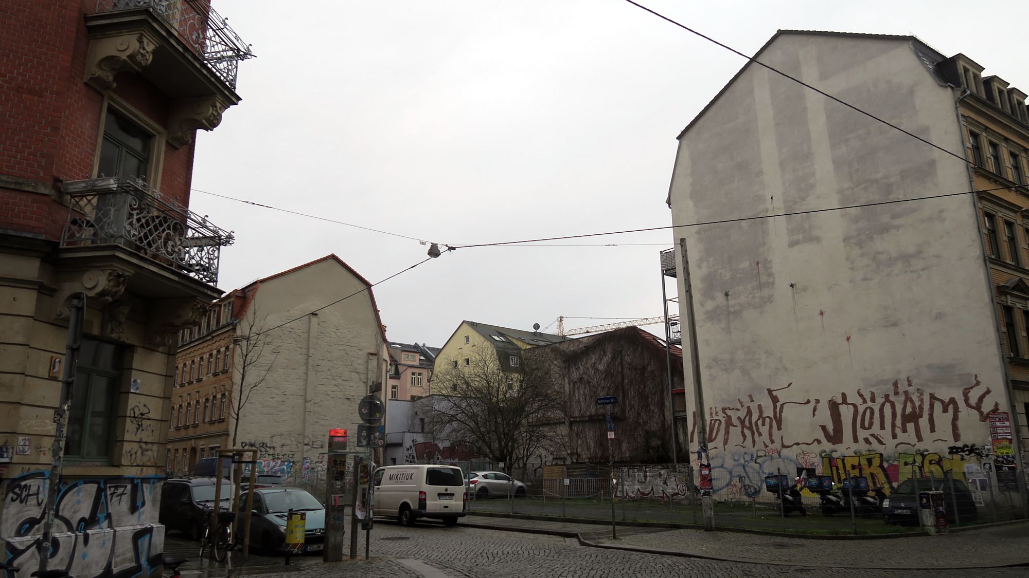 Wohnen statt Parken an der Sebnitzer Straße.