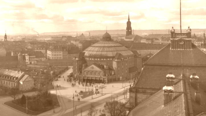 Sarrasani-Zirkus am Carolaplatz - Foto von 1914