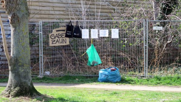 Gabenzaun an der Königsbrücker Straße