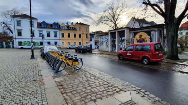 Mobilitätspunkt am Königsbrücker Platz