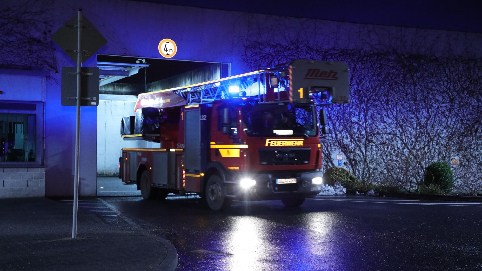 Feuerwehreinsatz im Gefängnis