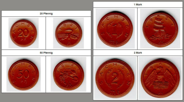 Porzellangeld von 1921 - Foto: Stefan Kühn für Wikipedia CC BY-SA 3.0
