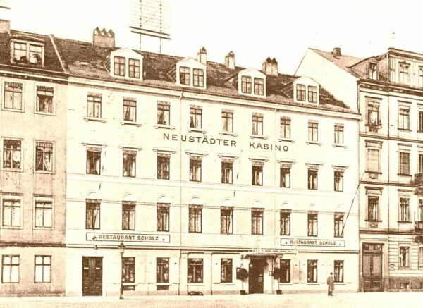 Neustädter Kasino - Postkarte von 1902